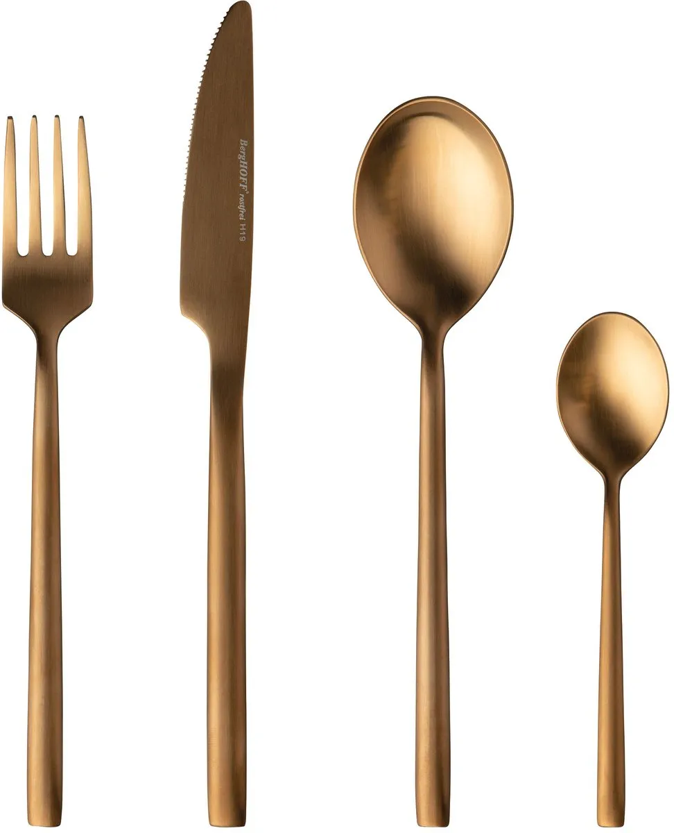 BergHOFF Bestekset Goud 4-delig
