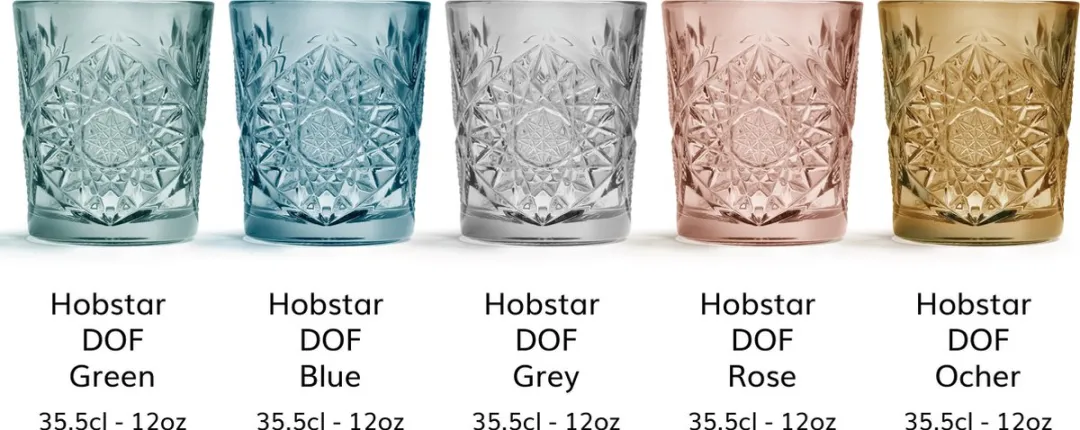 Libbey Hobstar Drinkglas Roze - 355ml - 6 Stuks