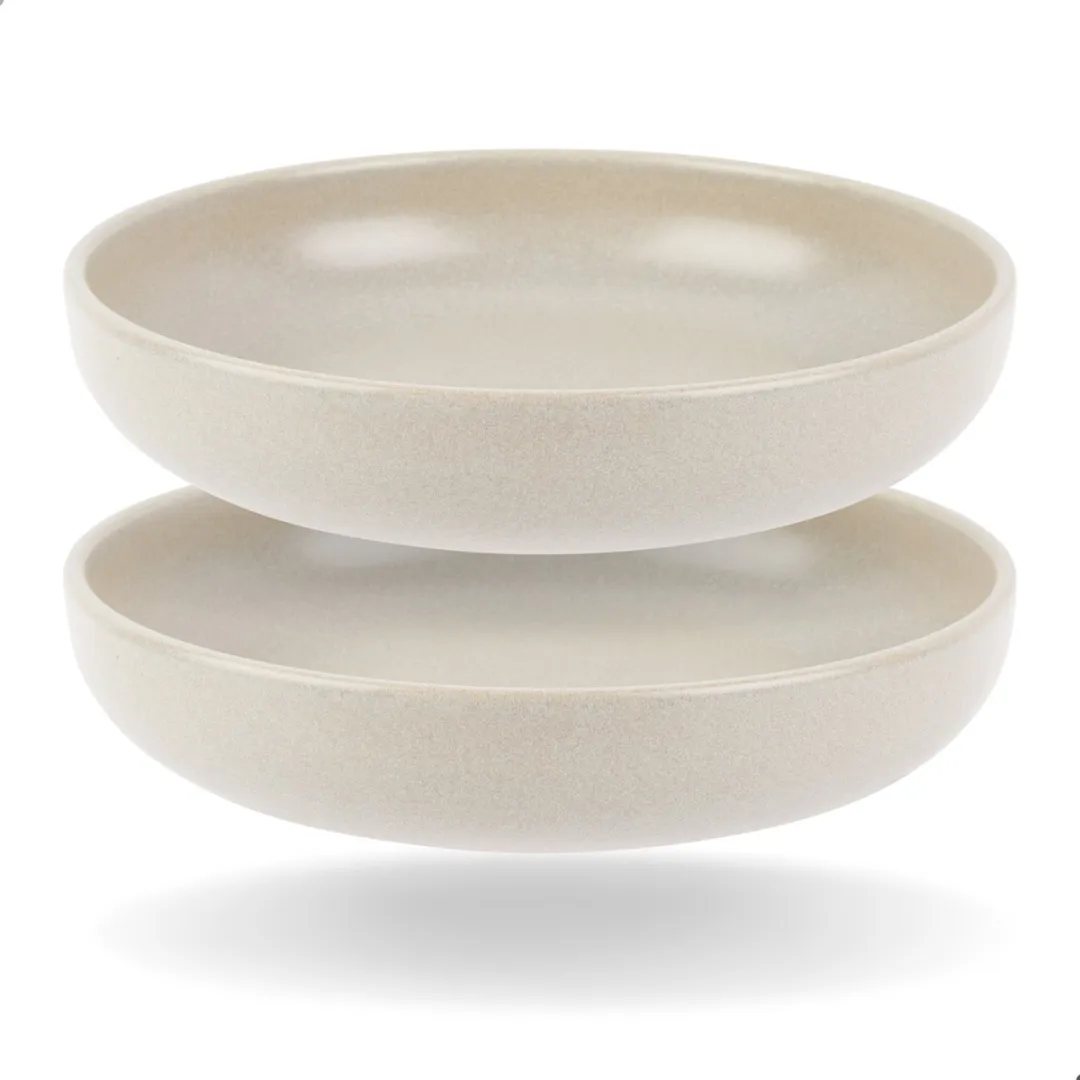 Palmer Sandy Loam Bordenset 2 Stuks - ø 22cm - Grijs