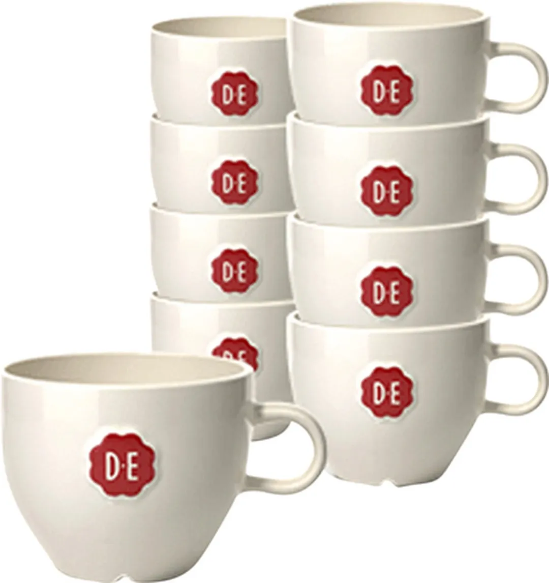 Kop douwe egberts cappuccino 180 ml 12 stuks