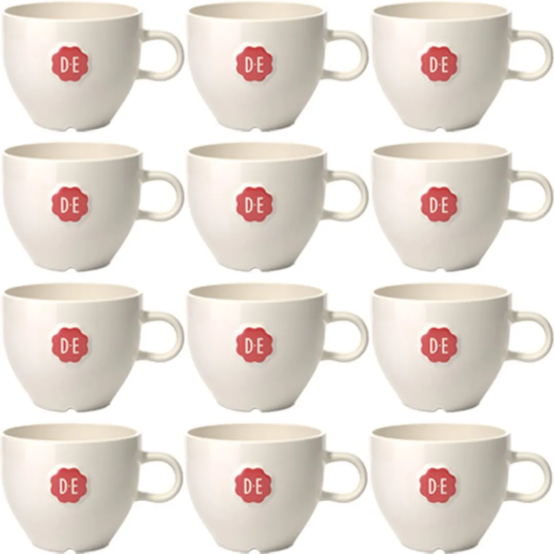 Kop douwe egberts cappuccino 180 ml 12 stuks