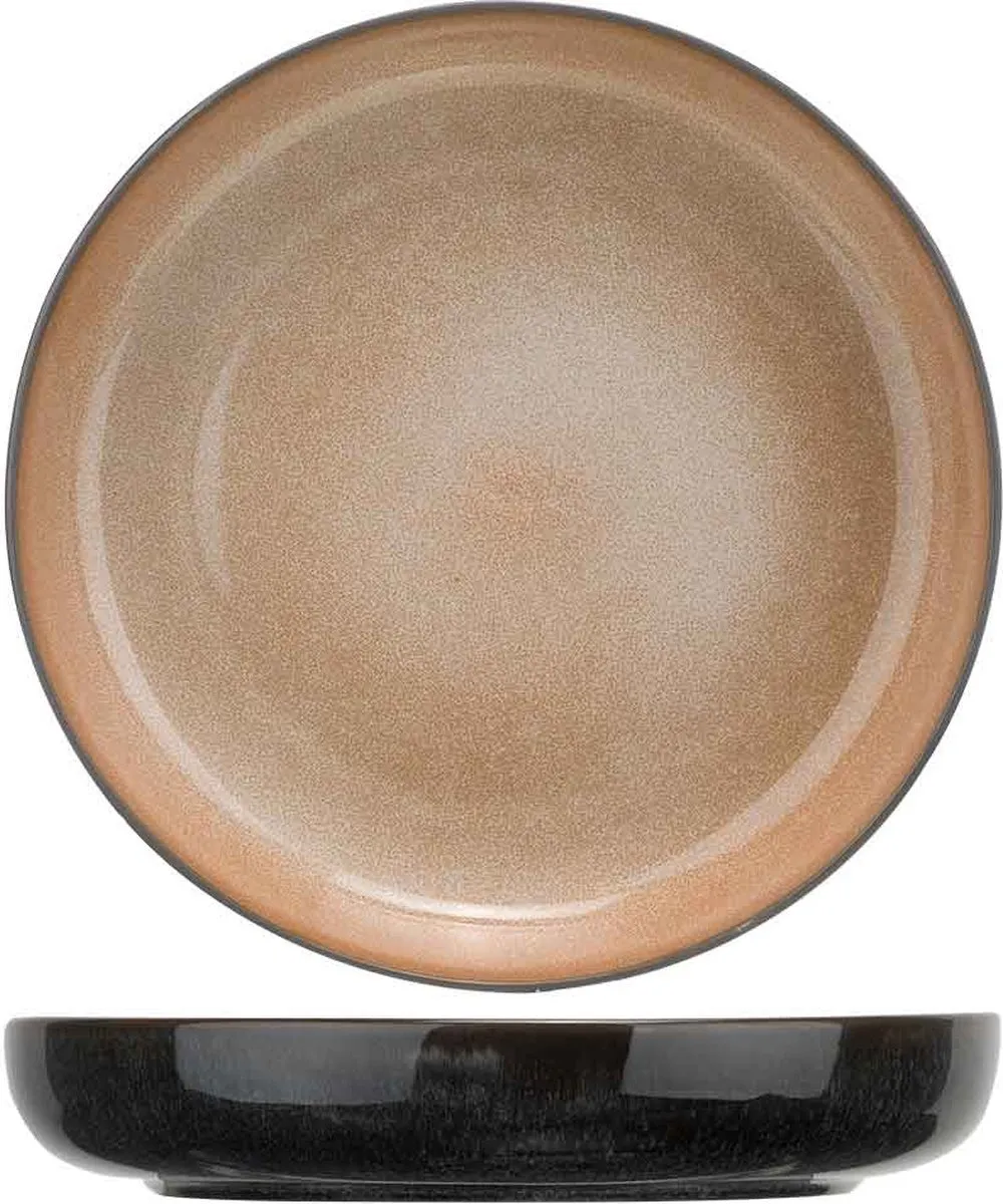 Cosy&Trendy Lerida Diep Bord - ø23,5cm - Bruin