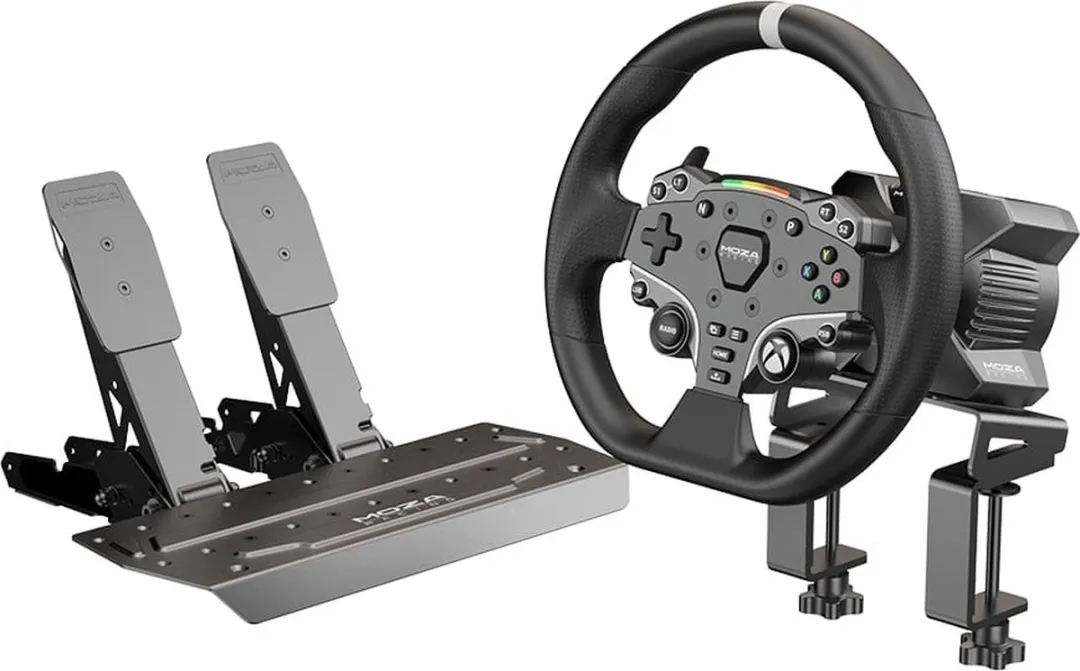 Moza Racing R3 Bundel - Direct Drive Stuurbasis - ES Stuurwiel - SR-P Lite Pedalen - PC/Xbox
