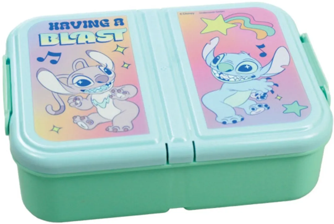 Disney Stitch Lunchset - Lunchbox & Drinkfles 520ml