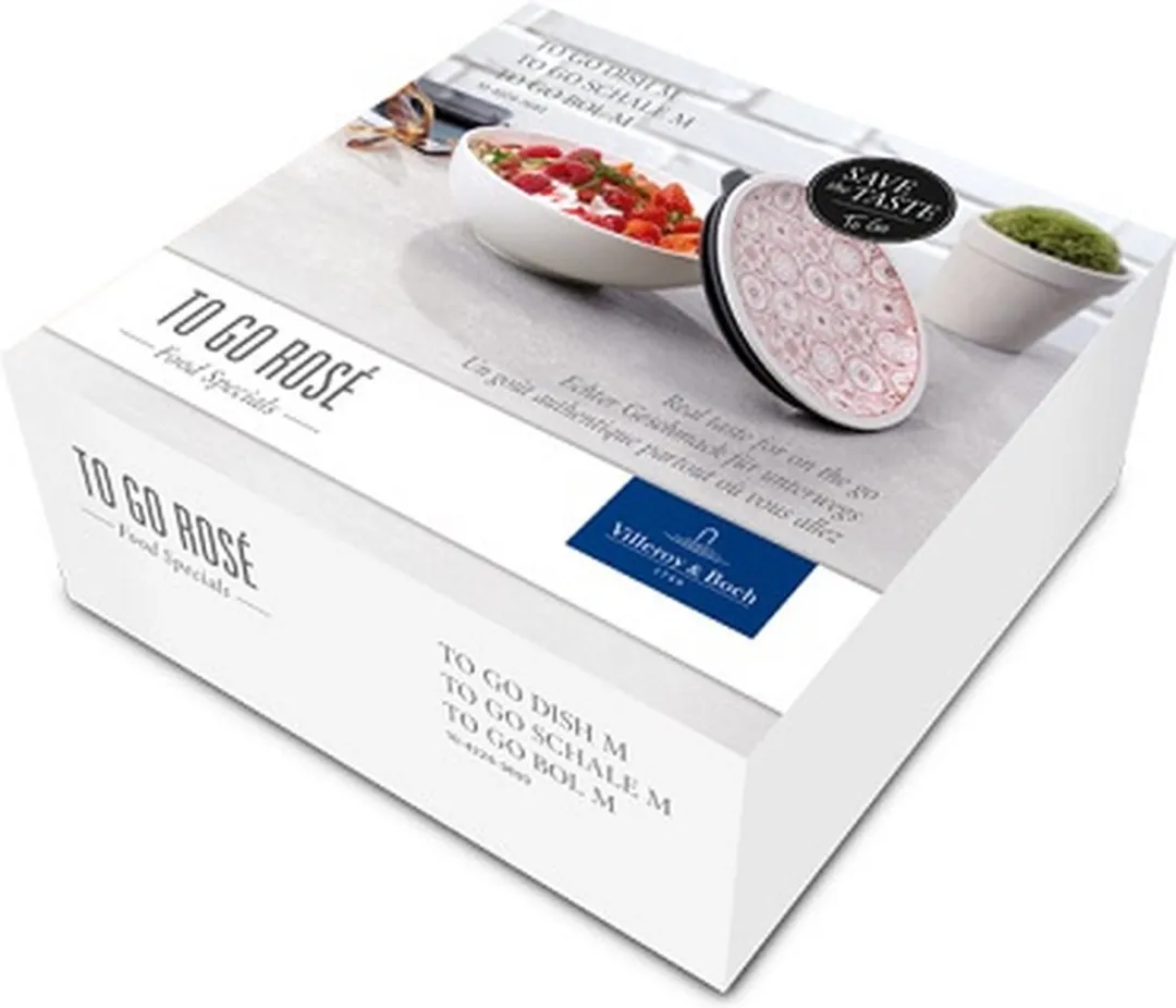 Villeroy & Boch To Go Rosé Schaal - Oranje/Rood