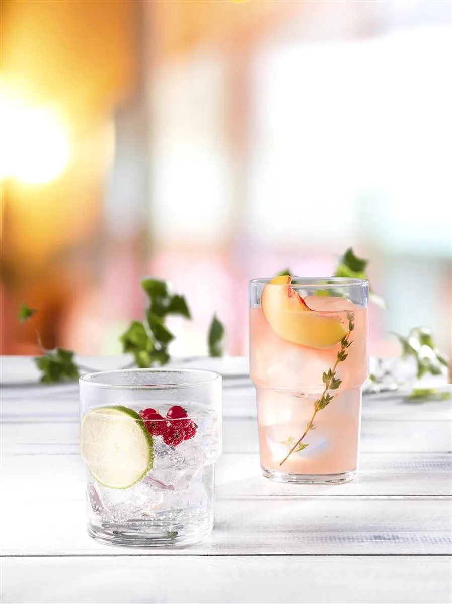 Pasabahce Hill Waterglazen Set - 6x 440ml - Transparant