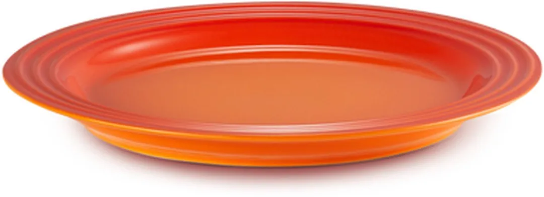Le Creuset Aardewerken Ontbijtborden Oranjerood 22cm - 4 Stuks