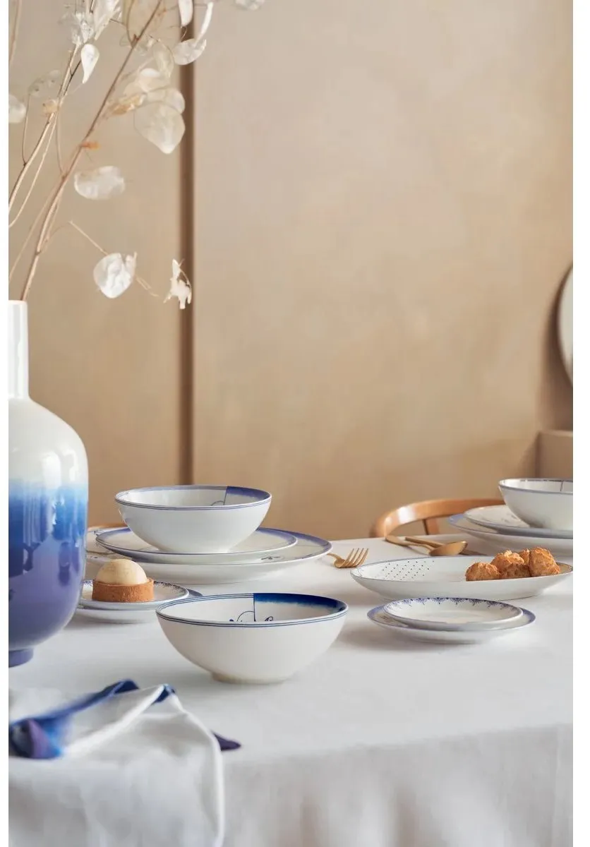 Pip Studio Pip & The Blue Bird Schaal 18cm - Wit