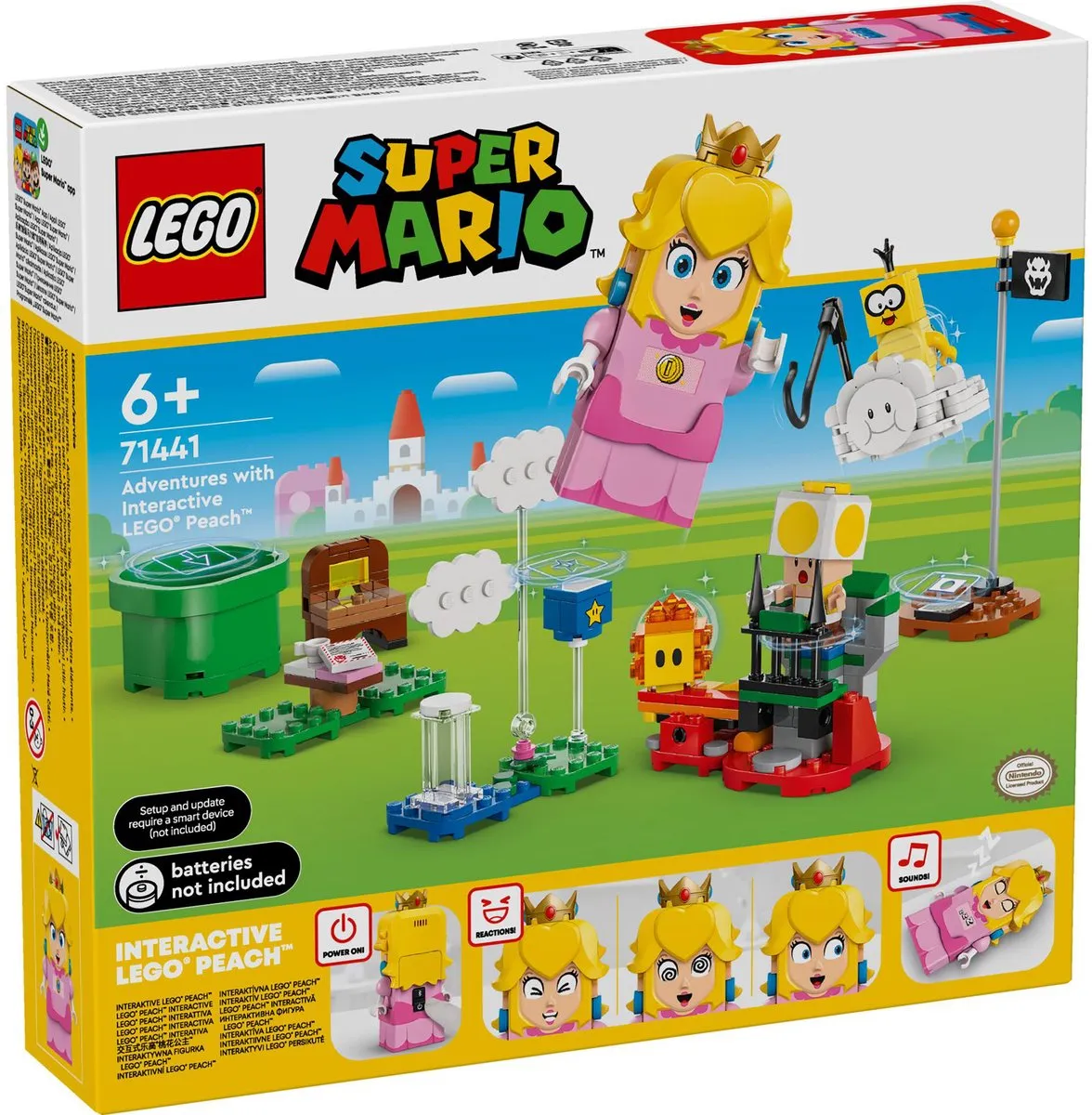 LEGO Super Mario Avonturen Peach 71441 - 208 Stukken - 3 Minifiguren