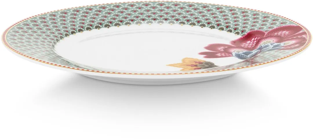 Pip Studio Blooming Tales Dinerbord 26.5cm - Fantasy Blauw Porselein