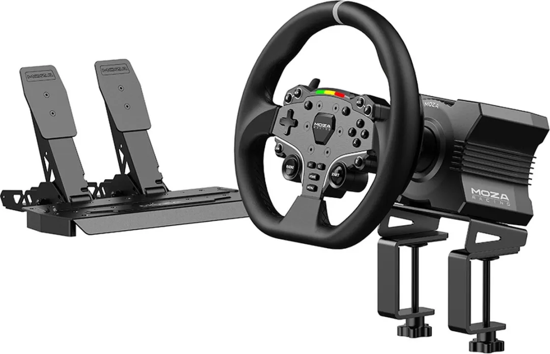 Moza Racing R5 Bundel - Direct Drive Wheel Base ES Steering Wheel SR-P Lite Pedals