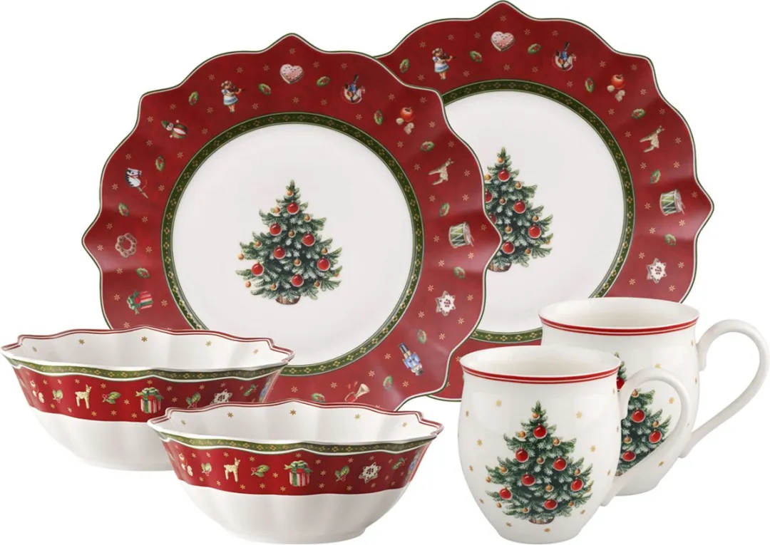 Villeroy & Boch Toy's Delight Ontbijtset 6-delig - Rood