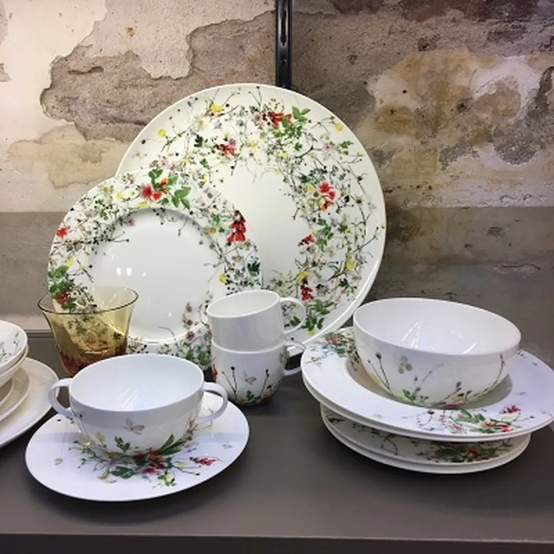 Rosenthal Dinerbord Brillance Fleurs Sauvages - 27cm Wit