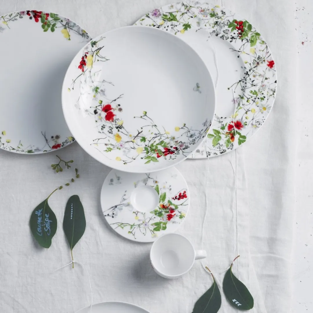 Rosenthal Dinerbord Brillance Fleurs Sauvages - 27cm Wit