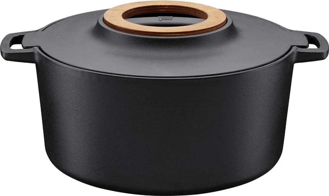 Fiskars Norden Gietijzeren Pan 6L - Zwart