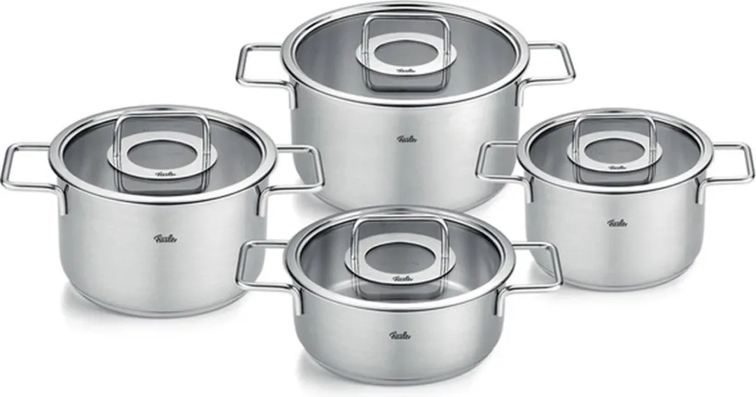 Fissler Pure Collection Pannenset 4-delig - Zilver