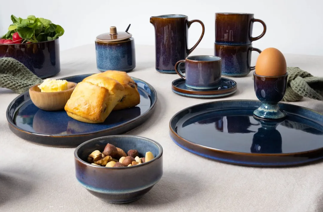 Cosy&Trendy Quintana Kom - Ø14cm Blauw