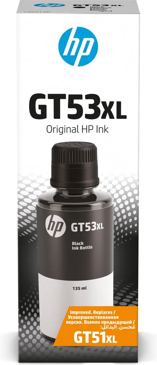 HP GT53XL Inktcartridge Zwart
