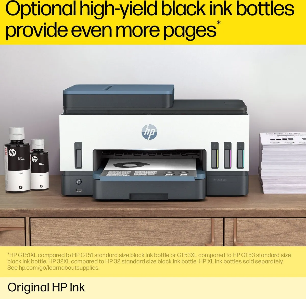 HP GT53XL Inktcartridge Zwart - 135ml