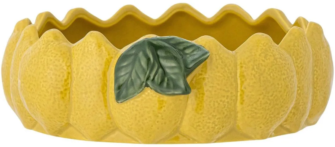 Bloomingville Schaal Aardewerk Limone