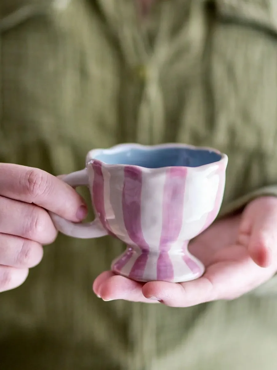 Bloomingville Mok Willa Aardewerk - Roze Ø9cm