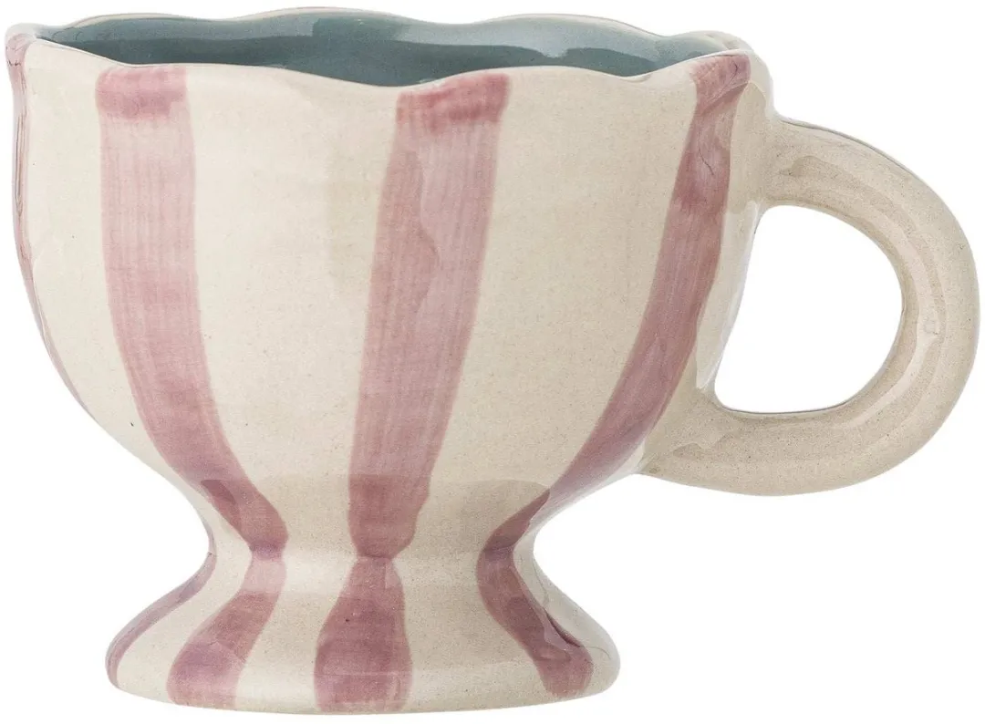 Bloomingville Mok Willa Aardewerk - Roze Ø9cm
