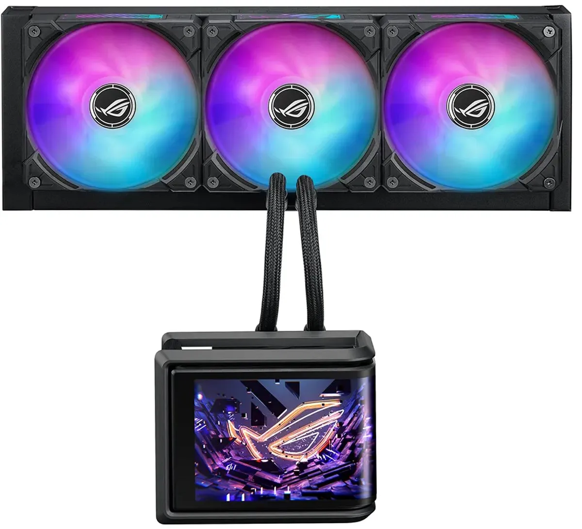 ASUS ROG Ryuo IV SLC 360 ARGB Processor Koeler - 3x 12cm - Zwart