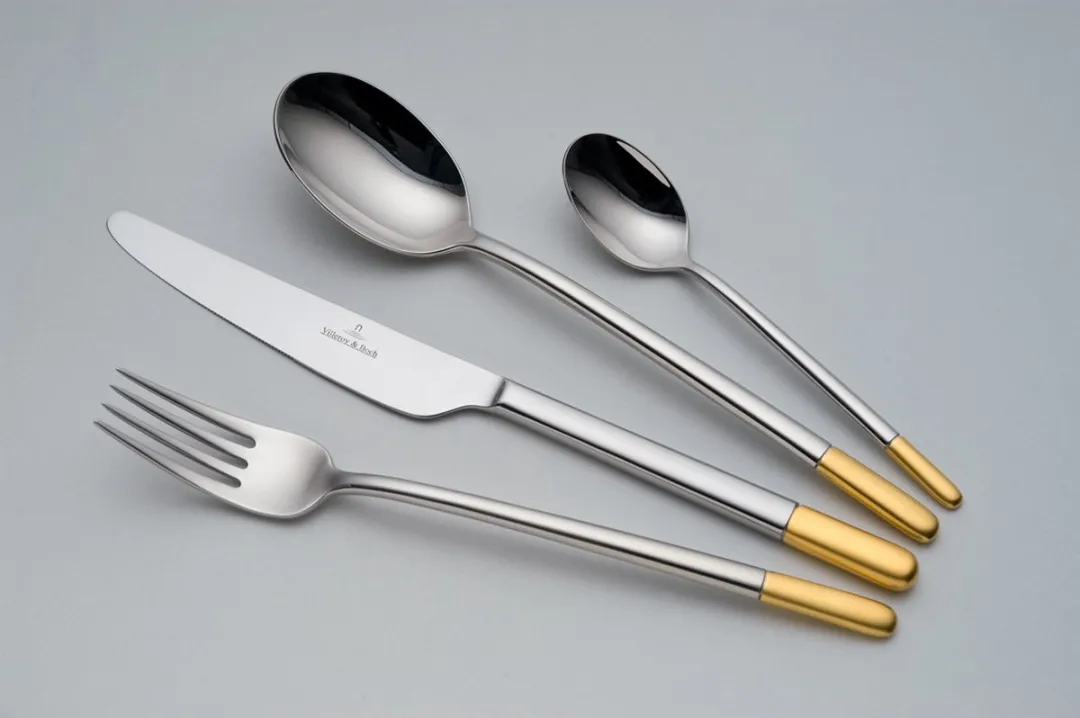 Villeroy & Boch Ella Bestekset 70-delig - 12 Personen - Verguld