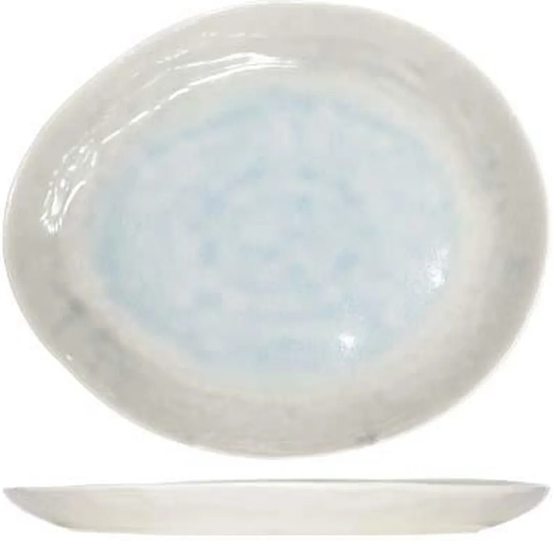 Cosy&Trendy Medusa Bord - 32.5x28.5cm - Wit/Grijs