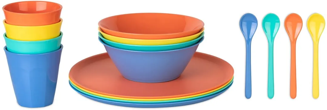 Koziol Nora Strong Lollipop Serviesset 16-delig - 4 Personen - Gemengd