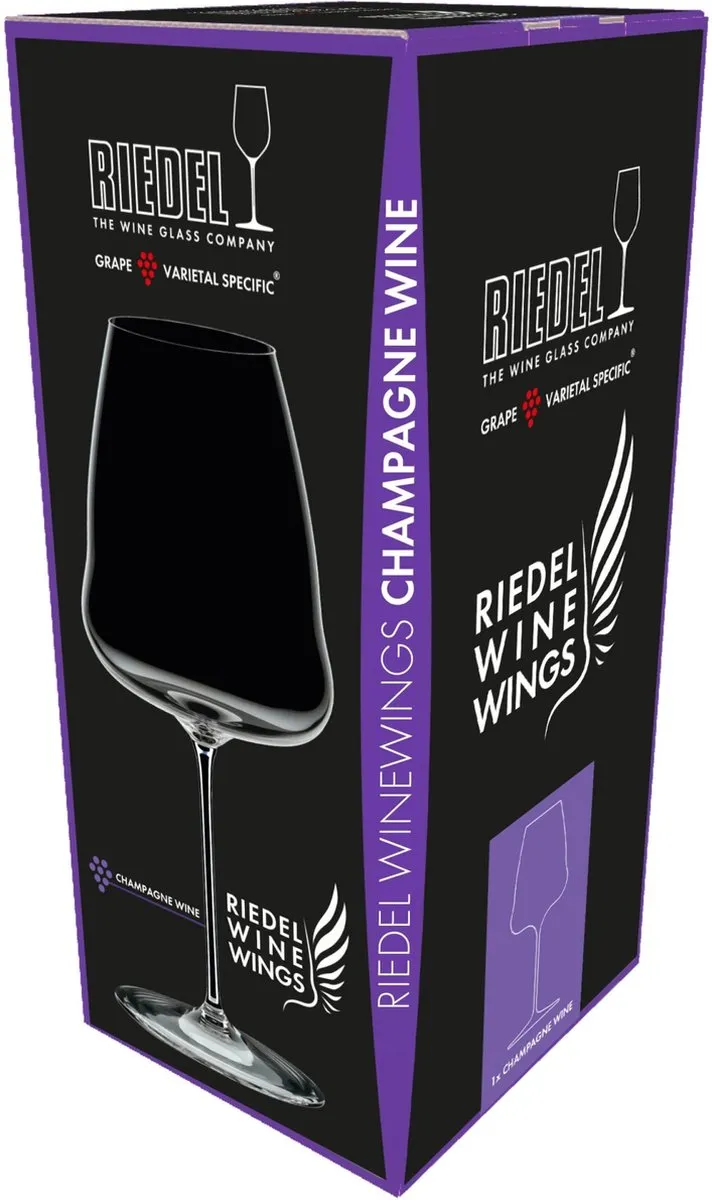 Riedel Winewings Champagneglas 742ml - Transparant