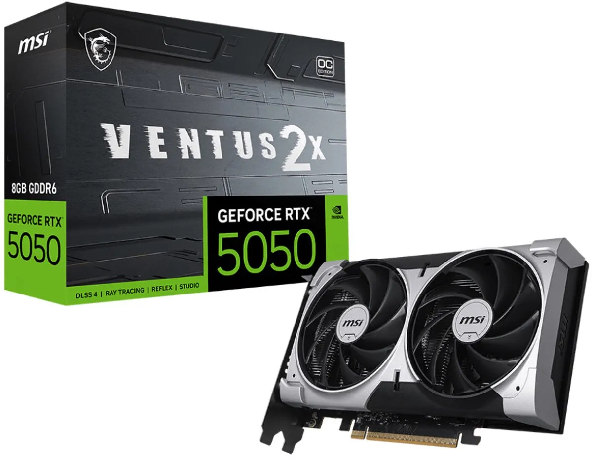 MSI GeForce RTX 5050 8G Ventus 2X OC Videokaart
