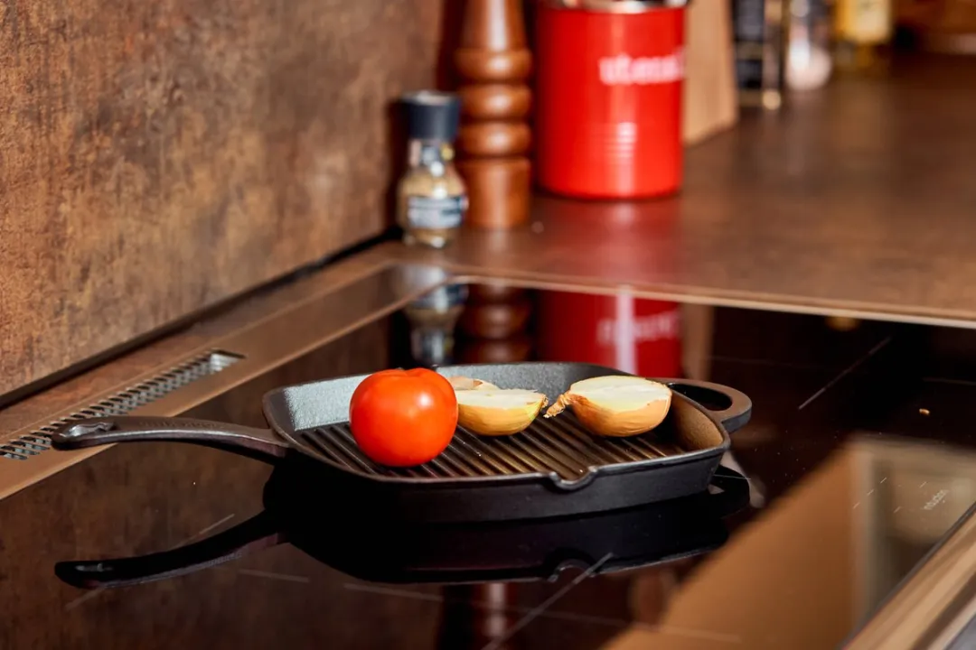 Svenska Living Gietijzeren Grillpan 26x26cm - Zwart