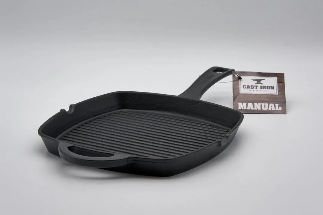 Svenska Living Gietijzeren Grillpan 26x26cm - Zwart - afbeelding 6 van 6