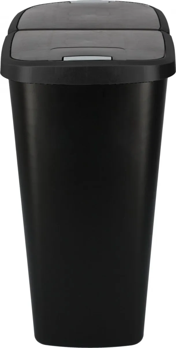 Prosperplast Keden Compacta Q DUO Prullenbak 45L - Zwart