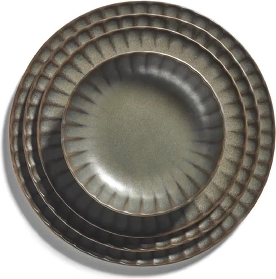 Serax Sergio Herman Inku Diep Bord 16cm - Groen