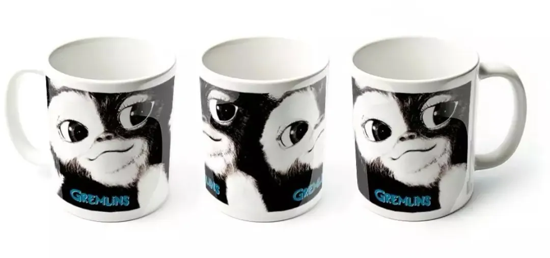 Warner Bros. Gremlins Gizmo Mok - 320ml - Zwart/Wit