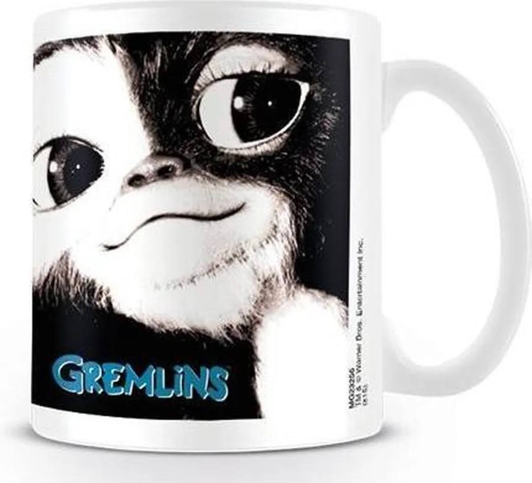 Warner Bros. Gremlins Gizmo Mok - 320ml - Zwart/Wit