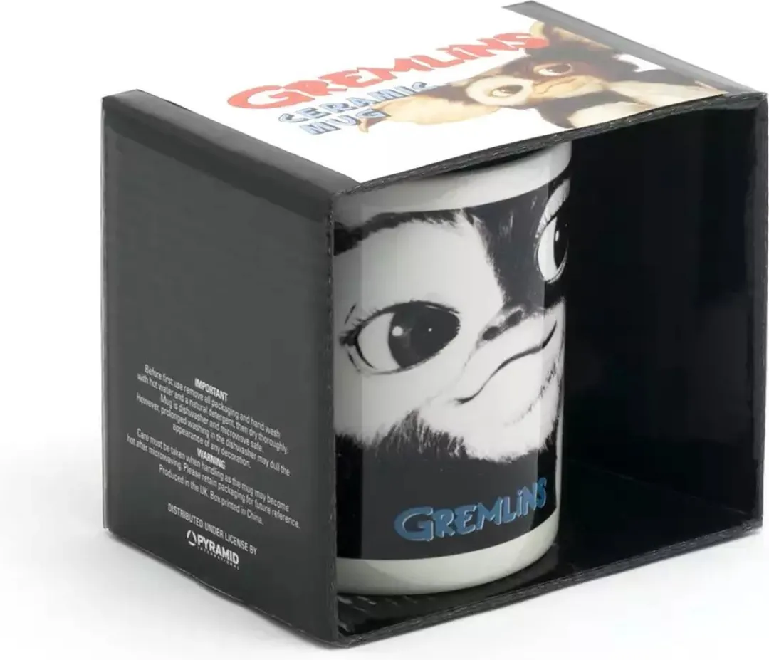 Warner Bros. Gremlins Gizmo Mok - 320ml - Zwart/Wit