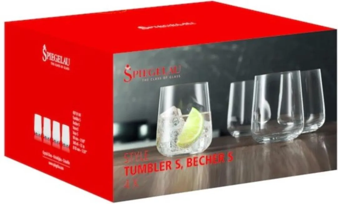 Spiegelau Style Whiskyglas 340ml - Set van 4