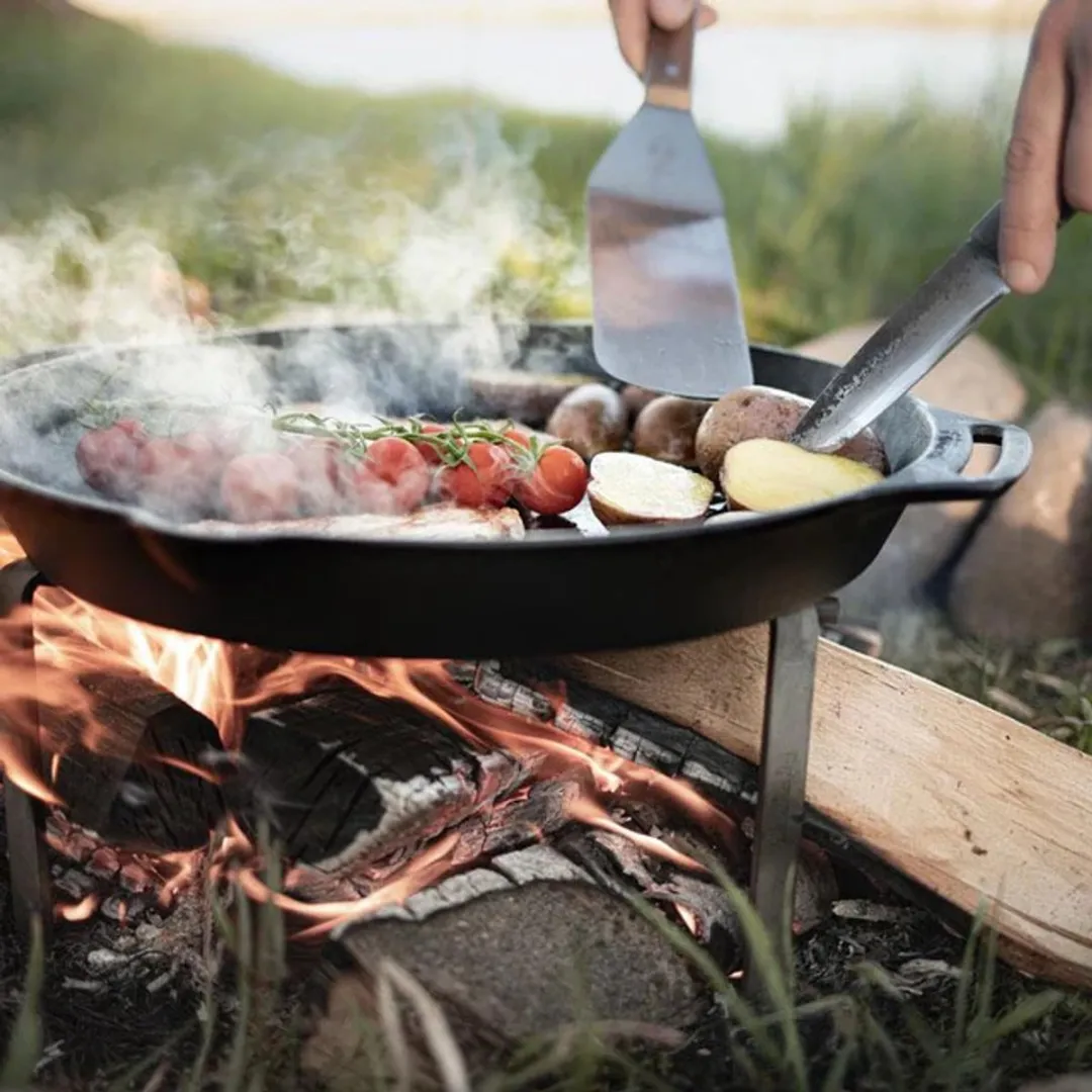 Petromax FP30H-T Gietijzeren Skillet 30cm - 2.5L - Zwart