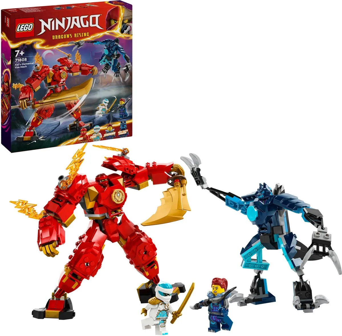 LEGO Ninjago Kai Elementaire Vuurmecha 71808 - 322 Stukken