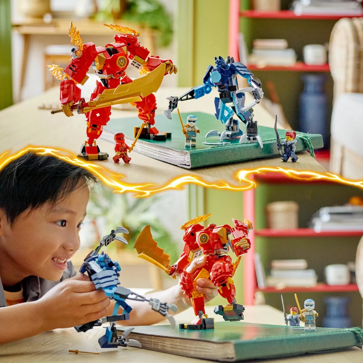 LEGO Ninjago Kai Elementaire Vuurmecha 71808 - 322 Stukken