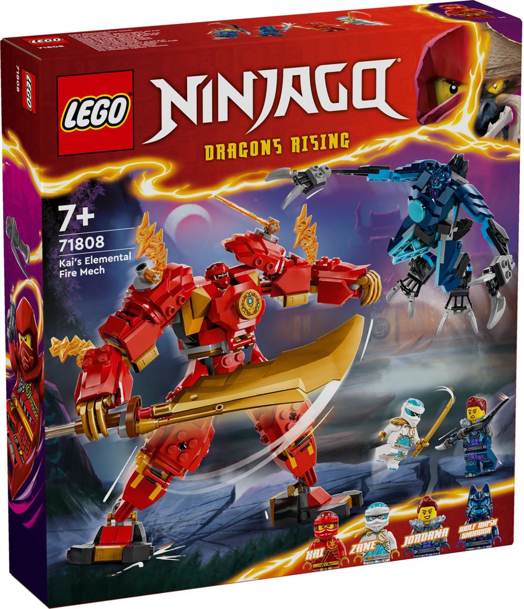 LEGO NINJAGO Kai's elementaire vuurmecha - 71808