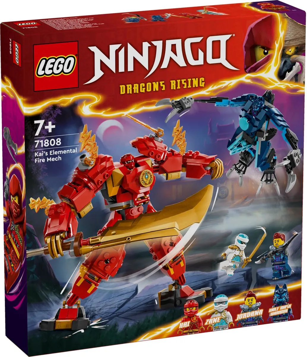 LEGO Ninjago Kai Elementaire Vuurmecha 71808 - 322 Stukken