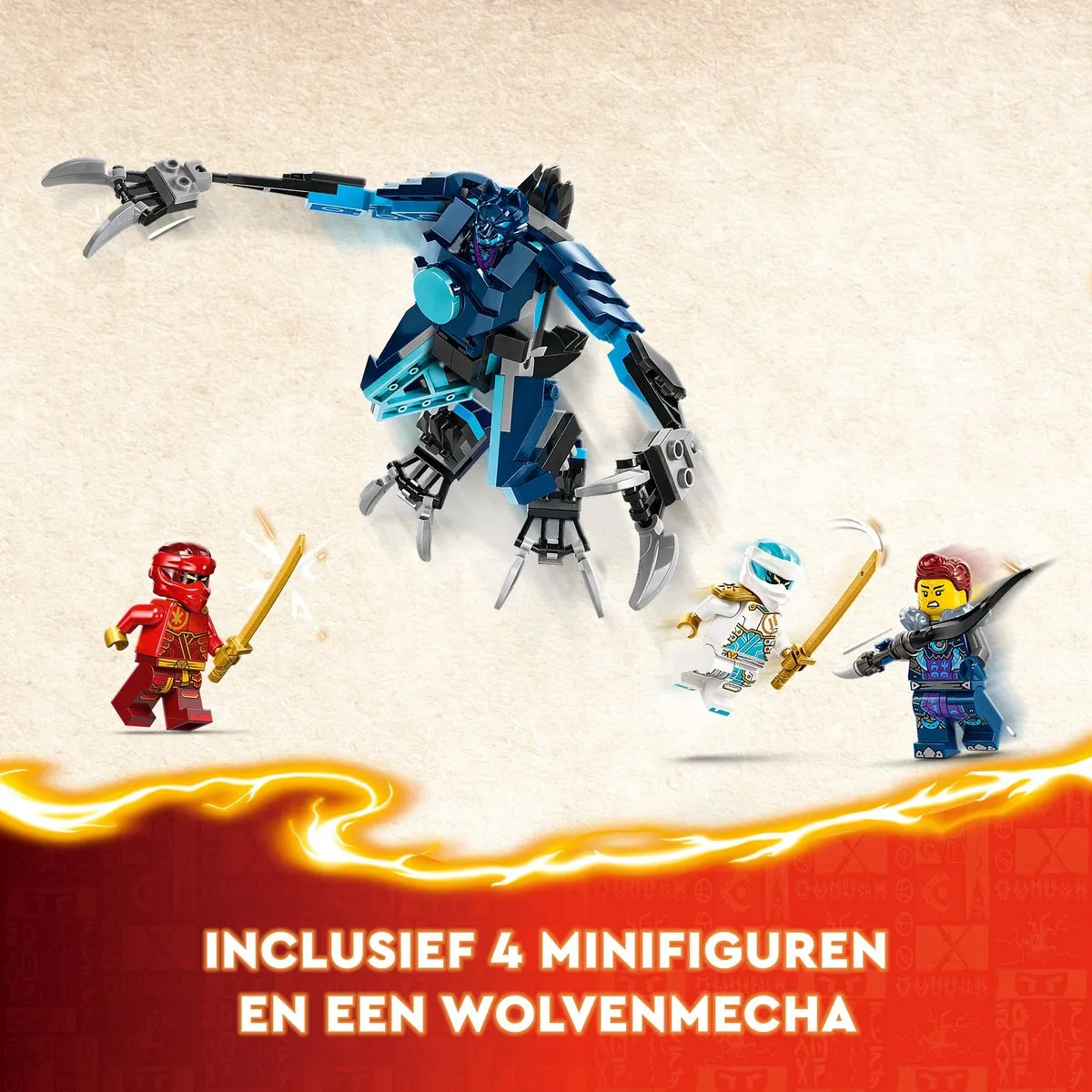 LEGO Ninjago Kai Elementaire Vuurmecha 71808 - 322 Stukken