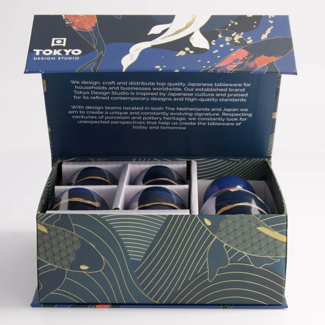 Tokyo Design Studio Kawaii Sake Set 21774 - Blauw