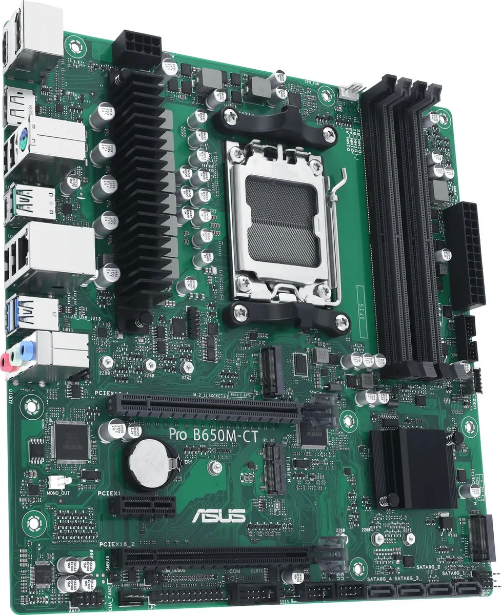 ASUS PRO B650M-CT-CSM AM5 Micro-ATX Moederbord