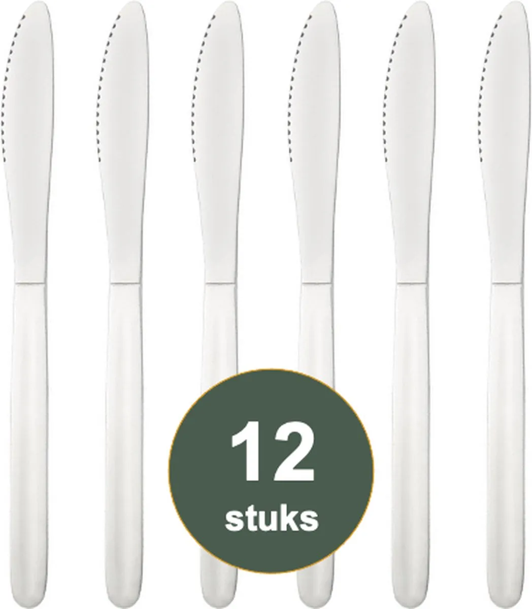 Olympia Kelso Tafelmessen RVS - 21cm - Set van 12