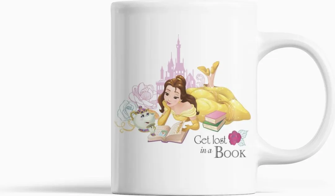 Disney Beauty and the Beast Mug 325ml - Wit
